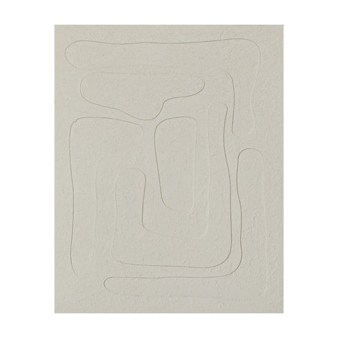 April, 3D, Foam, H100xW80cm, Warm White