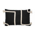 Viale, Cushion Cover, H40xW60cm, Black/Beige, Thassels