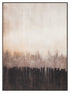 Forest, framed printing on gesso canvas, H120xW90xD4,5cm, Beige/Black