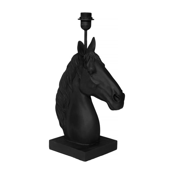 Jockey, Lampbase, H48xW15xD29cm, Black