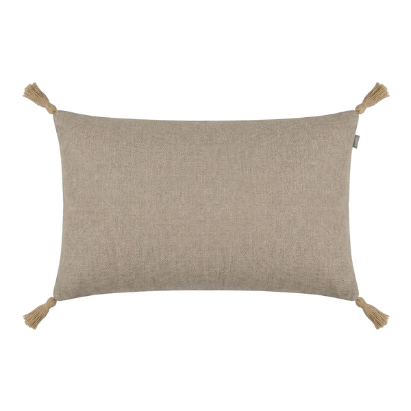 Hella, Cushion cover, L60xW40cm, Beige/Grey