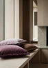 Freya, Cushion Cover, H50xW50cm, Plum, Fringes