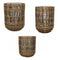 Fold, Basket, dia44/36/30xH50/45/40cm, Brown