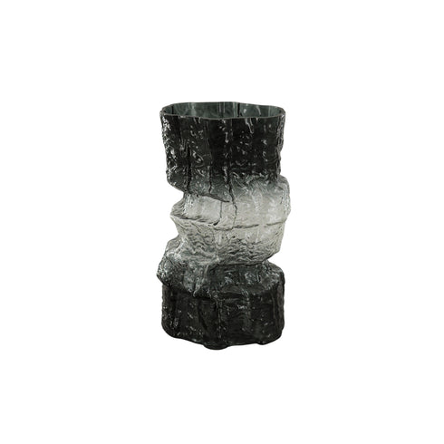 Philippa, Vase, dia15xH25cm, Dark Grey (mörkgrå)/Elephant Grey/Dk Grey Melange