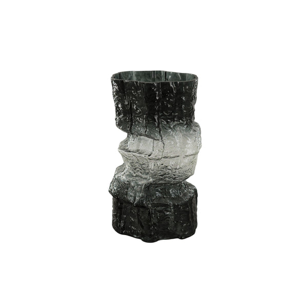 Philippa, Vase, dia15xH25cm, Dark Grey (mörkgrå)/Elephant Grey/Dk Grey Melange