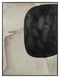 Ritz, Hand Painting, H120xW90xD3,8cm, Beige/Black