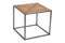Maison, Square Side Table, W55xD55xH50cm, Solid Pine Parquet