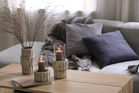 Lily, Cushion Cover, 50x50 cm, Dark Grey