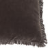 Freya, Cushion Cover, H50xW50cm, Dark Taupe, Fringes