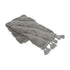 Bohemian, Throw, W130xL150 cm, Grey, Thassel