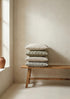 Hush, Cushion cover, L45xW45cm, Grey