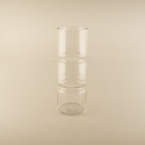 West, Vase, dia10,5xH30cm, Clear