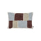 Alba, Cushion Cover, H40xW60cm, Natural Beige/Sky blue/Maroon