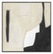 Madre, Hand Painting, H100xW100xD3,8cm, Black/White