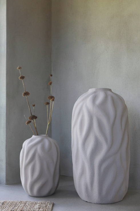 Senso, Vase, dia27xH39cm, Sand