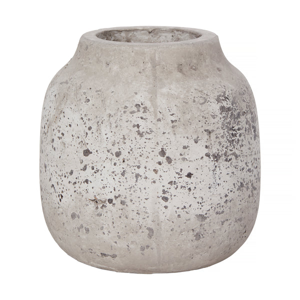 Alesso, Pot, dia19xH20cm, Grey