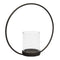 Sander, Lantern, H34.5xW34.5xD12 cm, Black/Clear