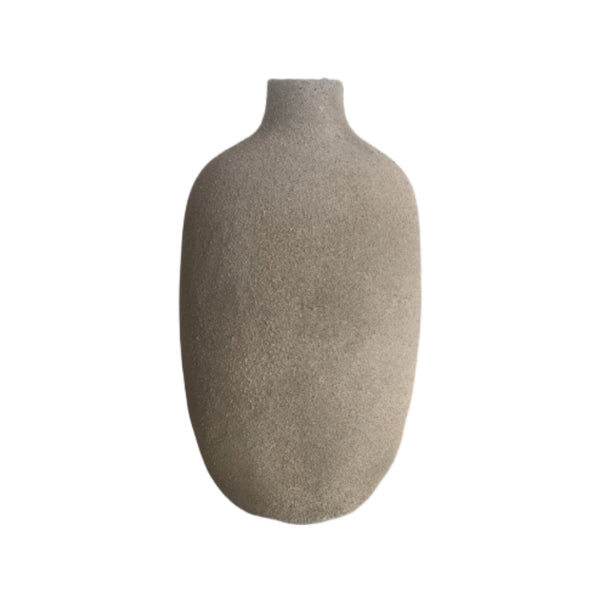 Alesso, Vase, dia15,5xH27cm, Sandy grey