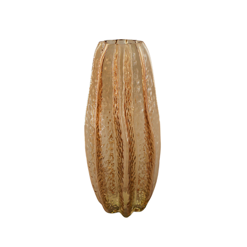 Quiso, Vase, dia13,5xH29cm, Brown (brun)