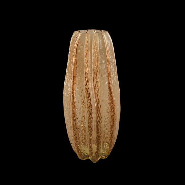 Quiso, Vase, dia13,5xH29cm, Brown (brun)