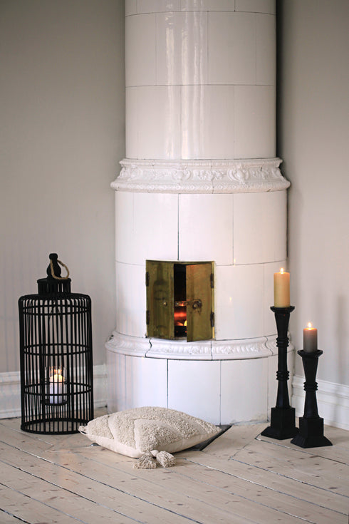 Colosso, Candle Holder, H37xW12xD12cm, Black