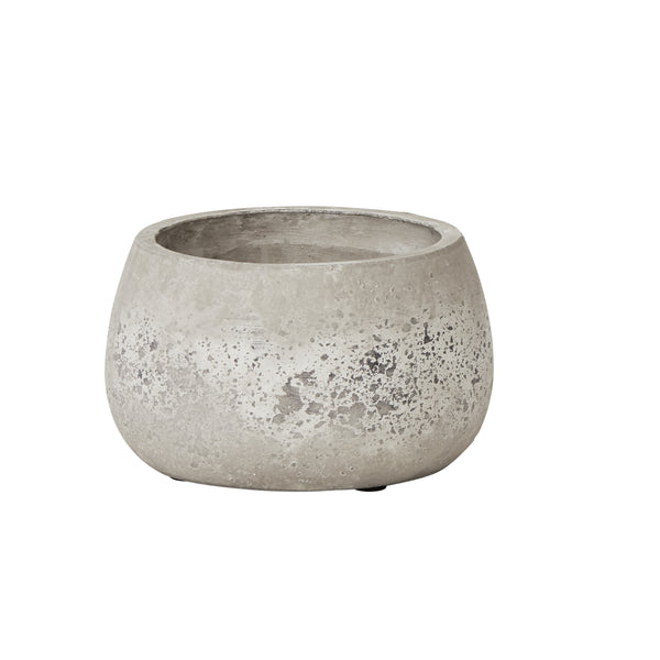 Porto, Pot, dia24xH14cm, Whitewash