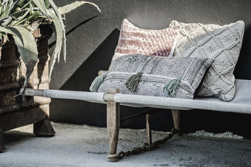 Shibori, Cushion Cover, 50x50 cm, Brick