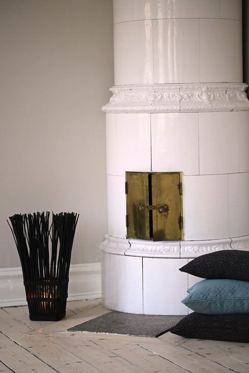 Siderno, Lantern, H52xW28xD28cm, Black