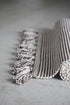 Homer, Carpet, W60xL120 cm, Brown/Off White, Tassels