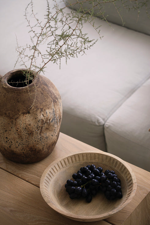 Bovall, Bowl, dia35xH10 cm, Natural