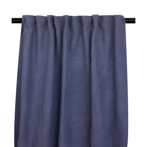 Lily, Curtain, 132x250 cm,  Vintage Indigo, MuLightiband, Unhemmed