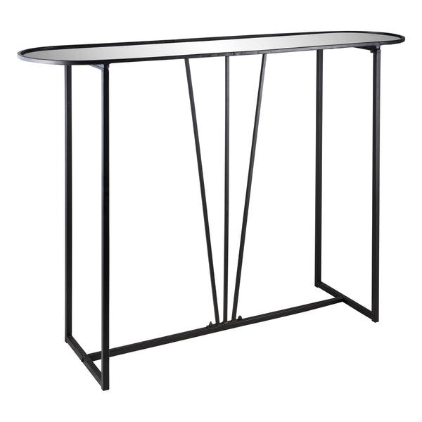 Imagine, Side Table, H80.5xW114.5xD30cm, Silver/Black