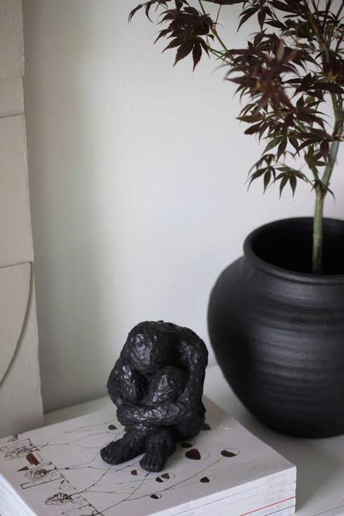 Tristan, Decoration, H17cm, Black