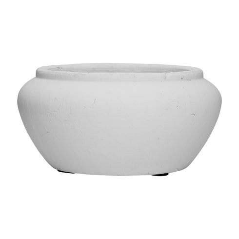 Athena, Pot, dia20xH11cm, White