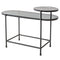 Prone, Small Table, H55xW80xD34cm, Black/Grey