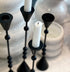 Bolly, Candlestick, dia6xH33cm, Black
