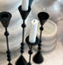 Bolly, Candlestick, dia6xH33cm, Black