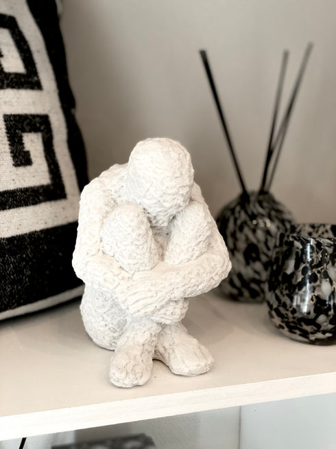 Tristan, Decoration, H17cm, White