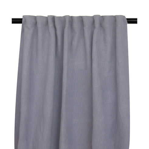 Lily, Curtain, 132x250 cm, Fog Grey, MuLightiband, Unhemmed