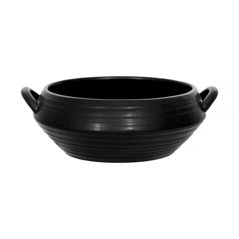 Moa, Bowl, H10xW30xD27cm, Black