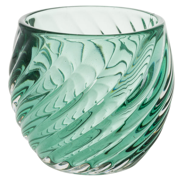 Vendela, Candle Holder, dia10xH8.5cm, Green